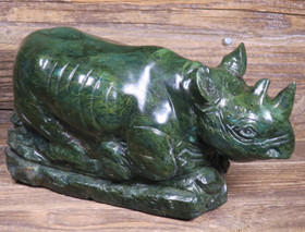 Kiviveistos sarvikuono verdiitti 2,3kg rhino Muvez67