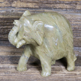 Kivieläin norsu agalmatoliitti 890g elefantti nro62