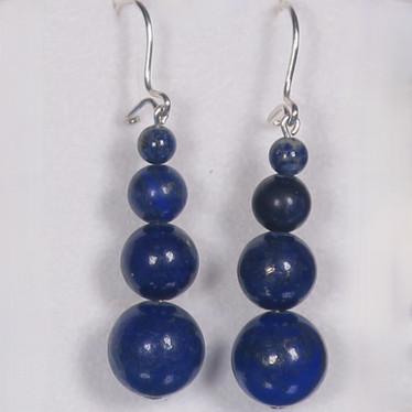 Korvakorut lapis latsuli lumiukkomalli 10,8,6,4mm 