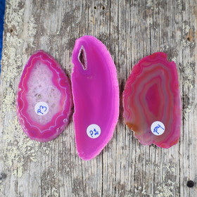 Akaattilevy pinkki 55-70mm P2-4