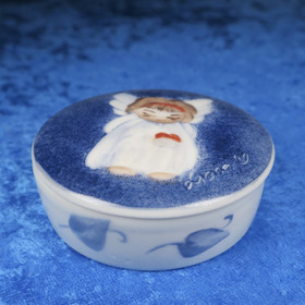 Rasia enkeli keramiikkaa 6cm halkaisija