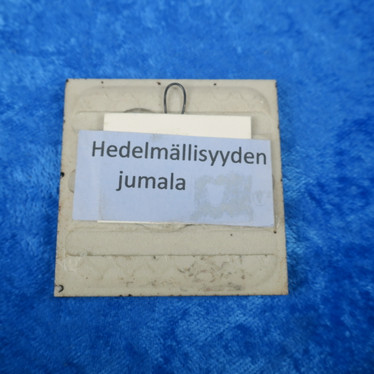 Minitaulu  hedelmällisyyden jumala 5x5cm keramiikkalaatta
