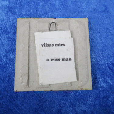 Minitaulu viisas mies 5x5cm keramiikkalaatta