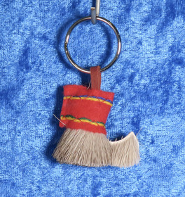 Avaimenperä poronkarvakenkä punainen