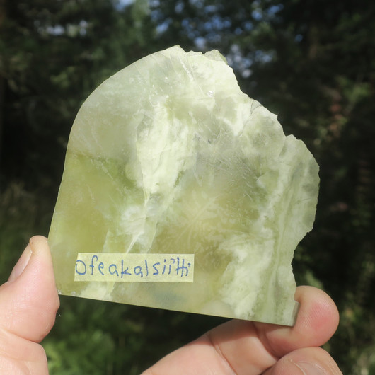 Ofeakalsiitti 160g 90x85x12mm vihreä nro jj21 