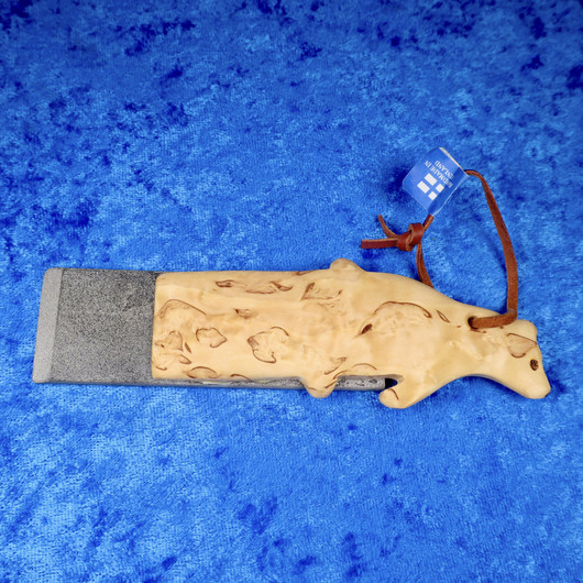 Hiomakivi 97x32x5mm visakoivukahvalla KARHU