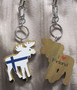 Avaimenperä hirvi I love Finland ja Suomen lippu