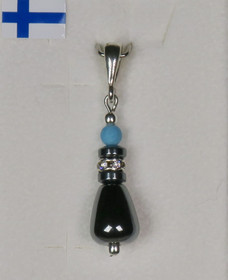 Riipus hematiittipisara, magnesiitti zirkonikoristein HE5