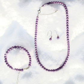 Helmet fosfosideriitti 6mm 42-47cm hopealukko säätövaraketjulla