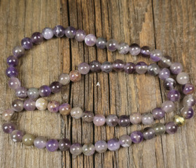 Rannekoru fluoriitti 6mm tuplarannekoru