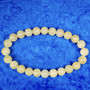 Rannekoru kalsiitti keltainen 8mm 18cm