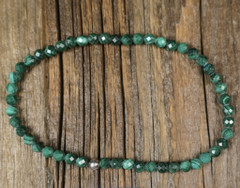 Rannekoru malakiitti 3.5mm viistehiottu 17cm