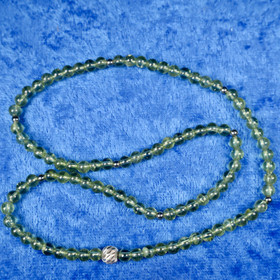 Rannekoru peridootti 4mm 2x19cm tuplarannekoru