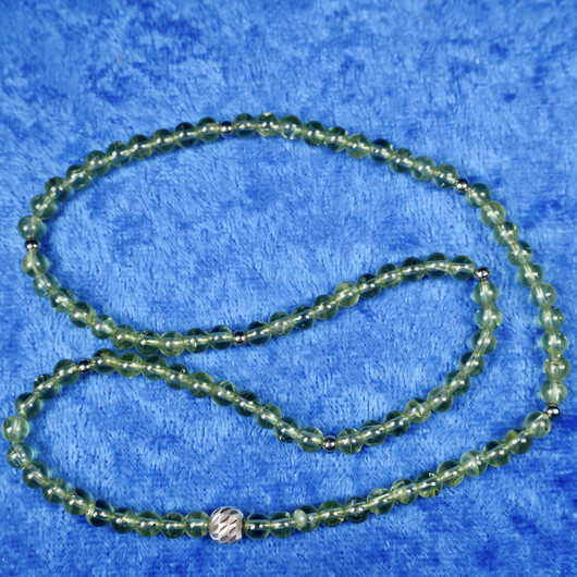 Rannekoru peridootti 4mm 2x19cm tuplarannekoru