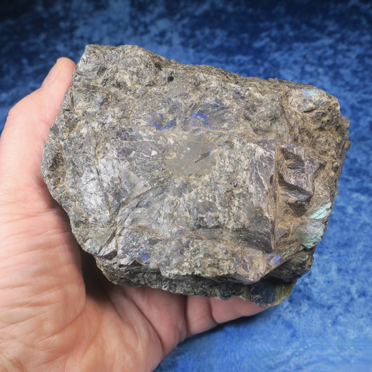 Spektroliitti raaka 2396g 125x95x90mm Ylämaa Suomi Hi53S