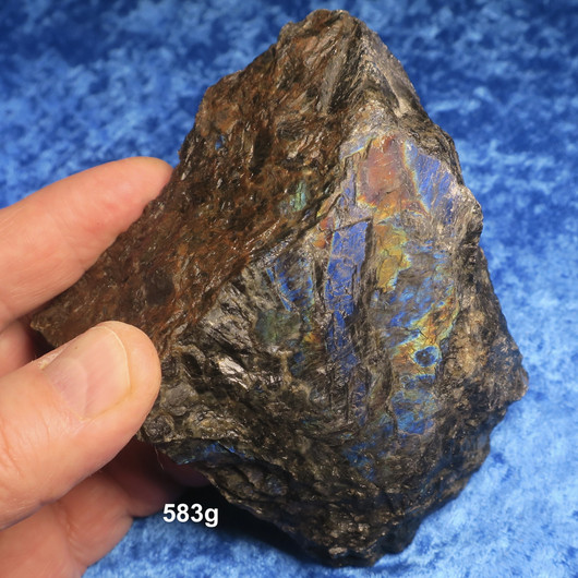 Spektroliitti raaka  583g 100x90x40mm Ylämaa Suomi Hi53S