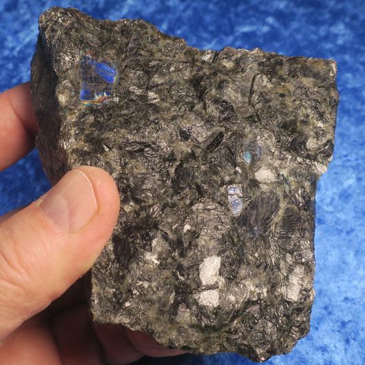 Spektroliitti raaka  583g 100x90x40mm Ylämaa Suomi Hi53S