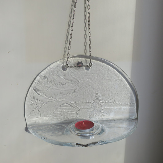 Muurlan seinälampetti leveys 25cm, korkeus 15cm ketjussa