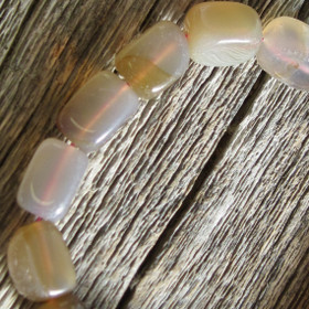 Akaatti kulmikas, natural irtohelmi n. 12x7x7mm