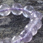 Ametisti läpikuultava viistehiottu 12mm irtohelmi