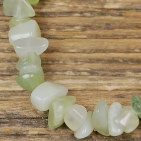Jade vaaleanvihreä sipsi irtohelmi
