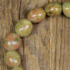 Unakiitti rumpuhiottu 10x15mm irtohelmi