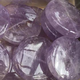 Ametisti läpikuultava violetti kiekko 30x7mm irtohelmi