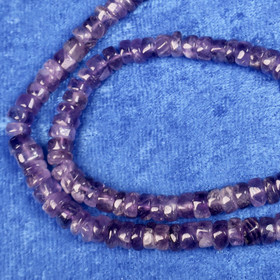 Ametisti tumma violetti 7x3mm litteä irtohelmi