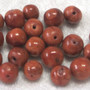 Koralli oranssinpunainen pyöreä 7-9mm irtohelmi