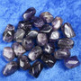 Ametisti tumma violetti kulmikas hiottu noin 8x12mm irtohelmi