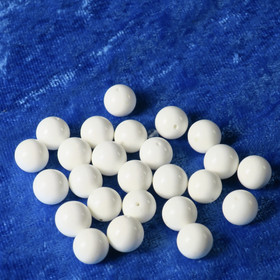 Helmiäinen 10mm valkoinen pinnoitettu irtohelmi