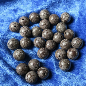 Jaspis 10mm ruskeanharmaa kirjava irtohelmi