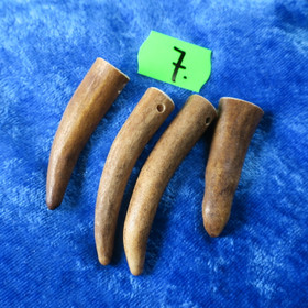 Riipus poronsarvi porattu natural sarvenpää 45-60mm erä7