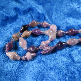 Fluoriitti 10x12mm muotoiltu irtohelmi 