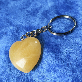 Avaimenperä kalsiittisydän kultakalsiitti