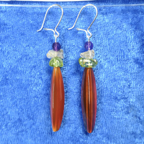 Korvakorut LOHIKÄÄRMEen onnenkivikorut nro8