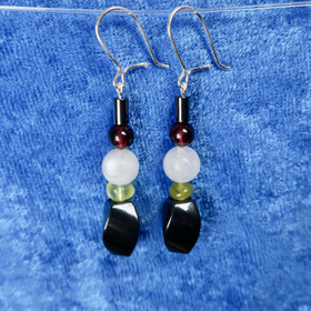 Korvakorut KÄÄRME -SNAKE käärmeen onnenkivikorut nro6