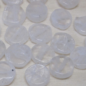 Kuukivi litteä kiekko 6x3mm irtohelmi