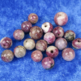 Rubelliitti n. 7mm pinkki turmaliini irtohelmi