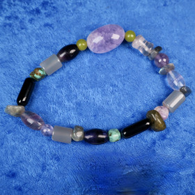 Rannekoru SIKA - PIG sian onnenkivikoru 20cm ranteeseen nro8