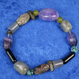 Rannekoru SIKA - PIG sian onnenkivikoru 20cm ranteeseen nro4