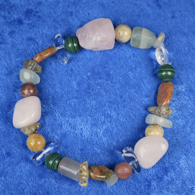 Rannekoru HÄRKÄ - TAURUS härän onnenkivikoru 20cm nro 7