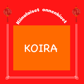 Rannekoru KOIRA -DOG onnenkivet 19cm nro8