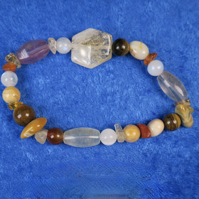 Rannekoru KOIRA -DOG onnenkivet 19cm nro8