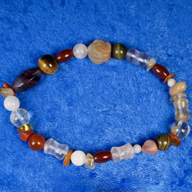 Rannekoru KOIRA -DOG onnenkivet 22cm nro7