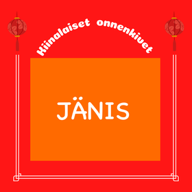 Rannekoru JÄNIKSEN onnenkiviä JÄNIS - RABBIT 19cm nro7