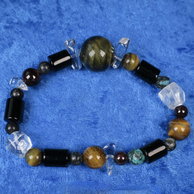 Rannekoru VESIMIES - AQUARIUS vesimiehen onnenkivikoru 18cm nro6