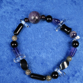 Rannekoru VESIMIES - AQUARIUS vesimiehen onnenkivikoru 19cm nro8