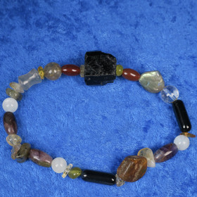 Rannekoru LOHIKÄÄRME- DRAGON onnenkivikoru 22cm ranteeseen. nroH