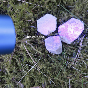 Korundi raaka safiirikide 20-25g Suomi Hi161